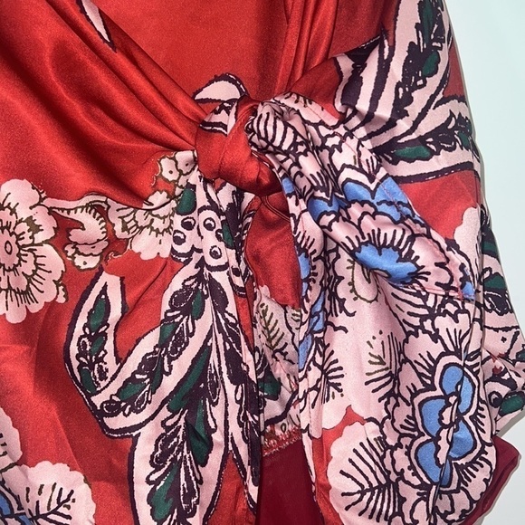 FREE People Spellbound Strapless Festival Bodysuit in Cherry Combo size Medium - Picture 13 of 16